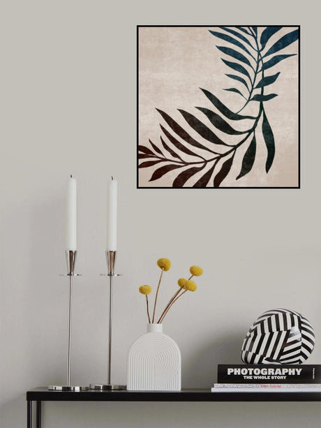 Twisted Palm Leaf Poster och Canvastavla
