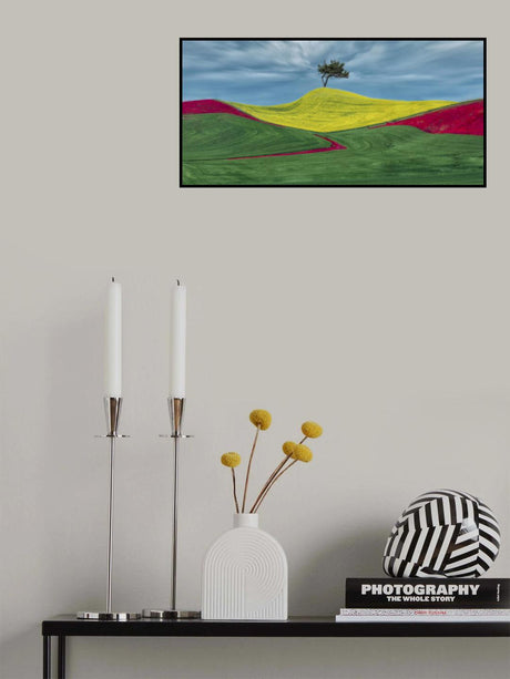 Three Color Wheatlandu Poster och Canvastavla