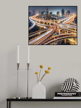 Composition of the city Poster och Canvastavla