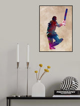 Cricket Sport Art 1 Poster och Canvastavla