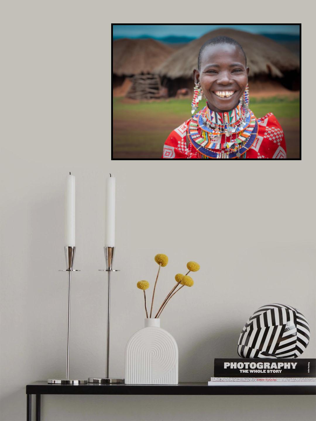 The beautiful Masai Poster och Canvastavla
