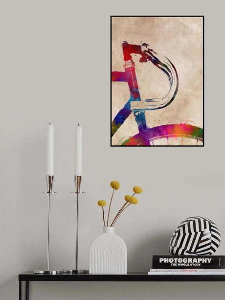 Cycling sport art 12 Poster och Canvastavla