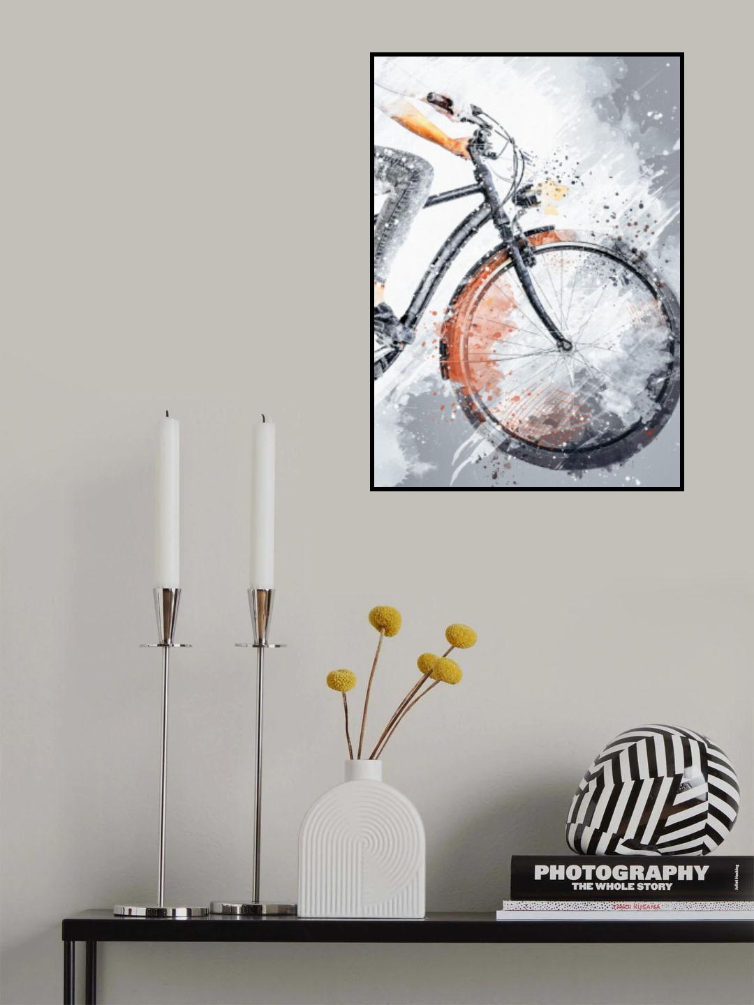 Cycling sport art 29 Poster och Canvastavla
