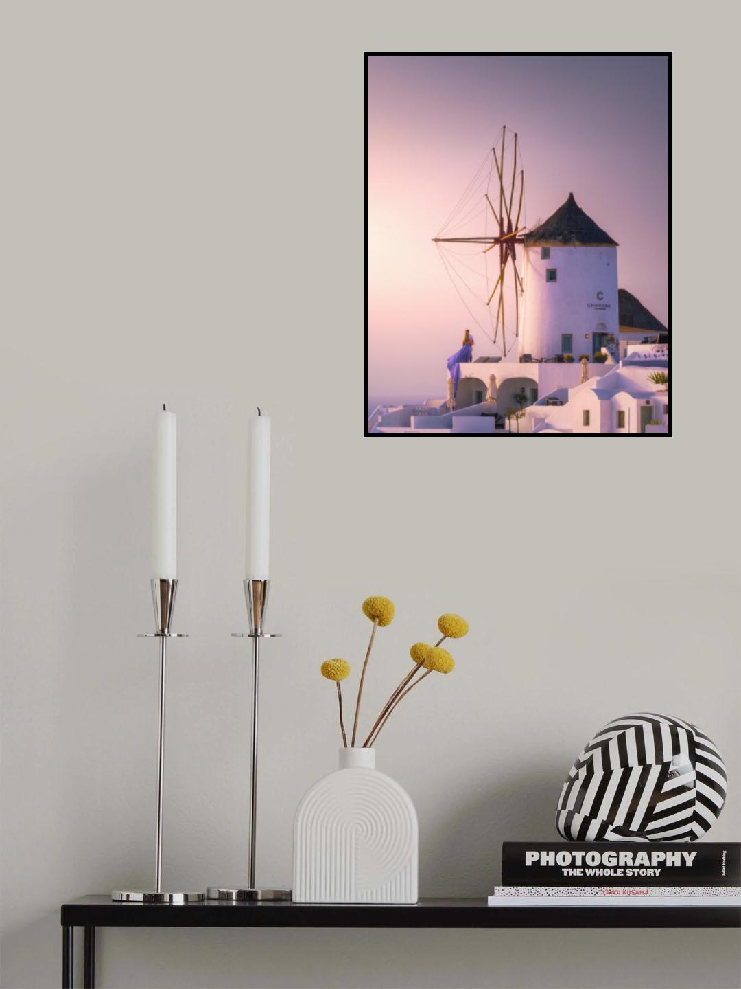 Santorini Weddings Poster och Canvastavla