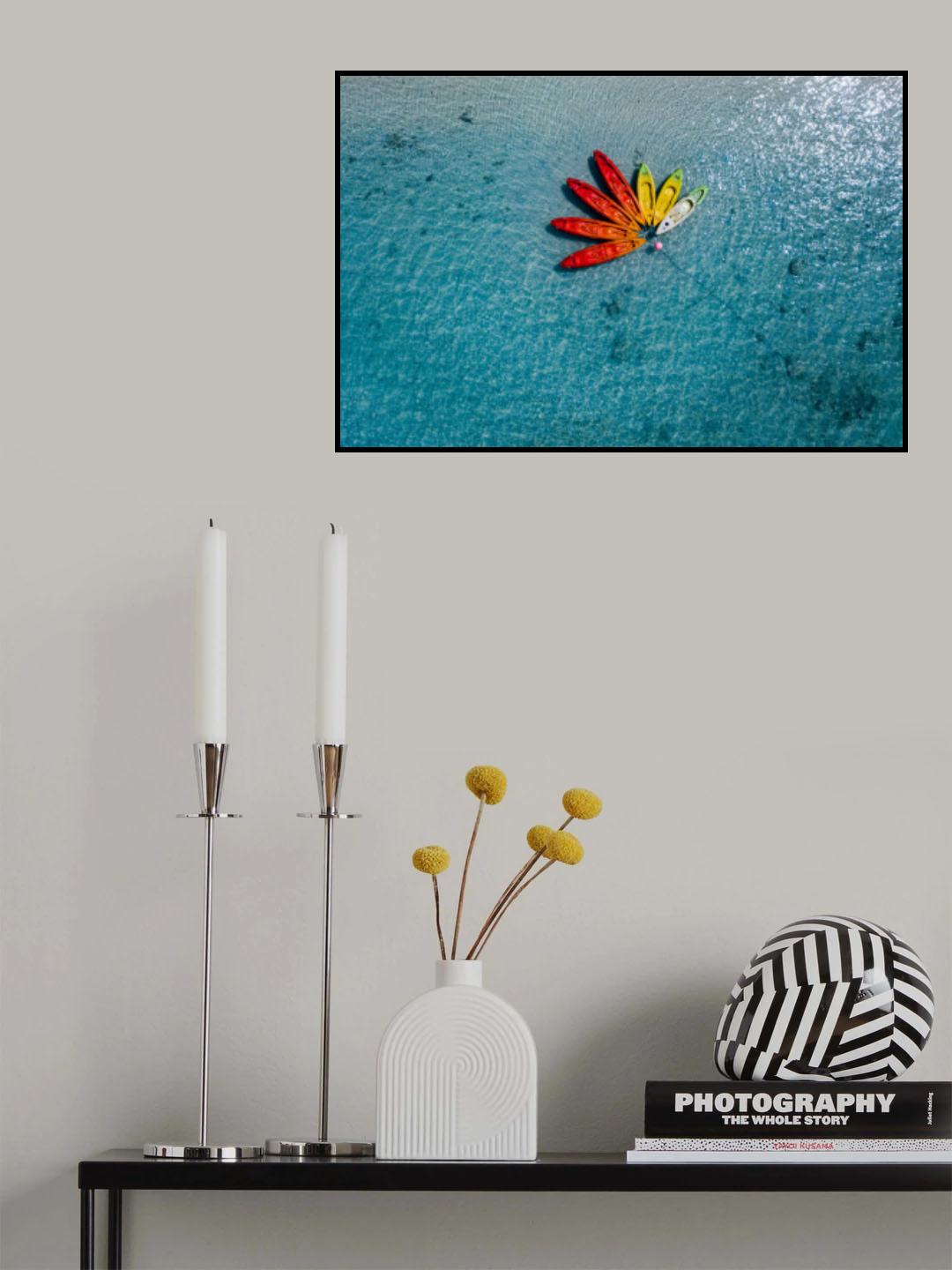 The Flower Poster och Canvastavla