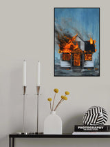 House on Fire Poster och Canvastavla