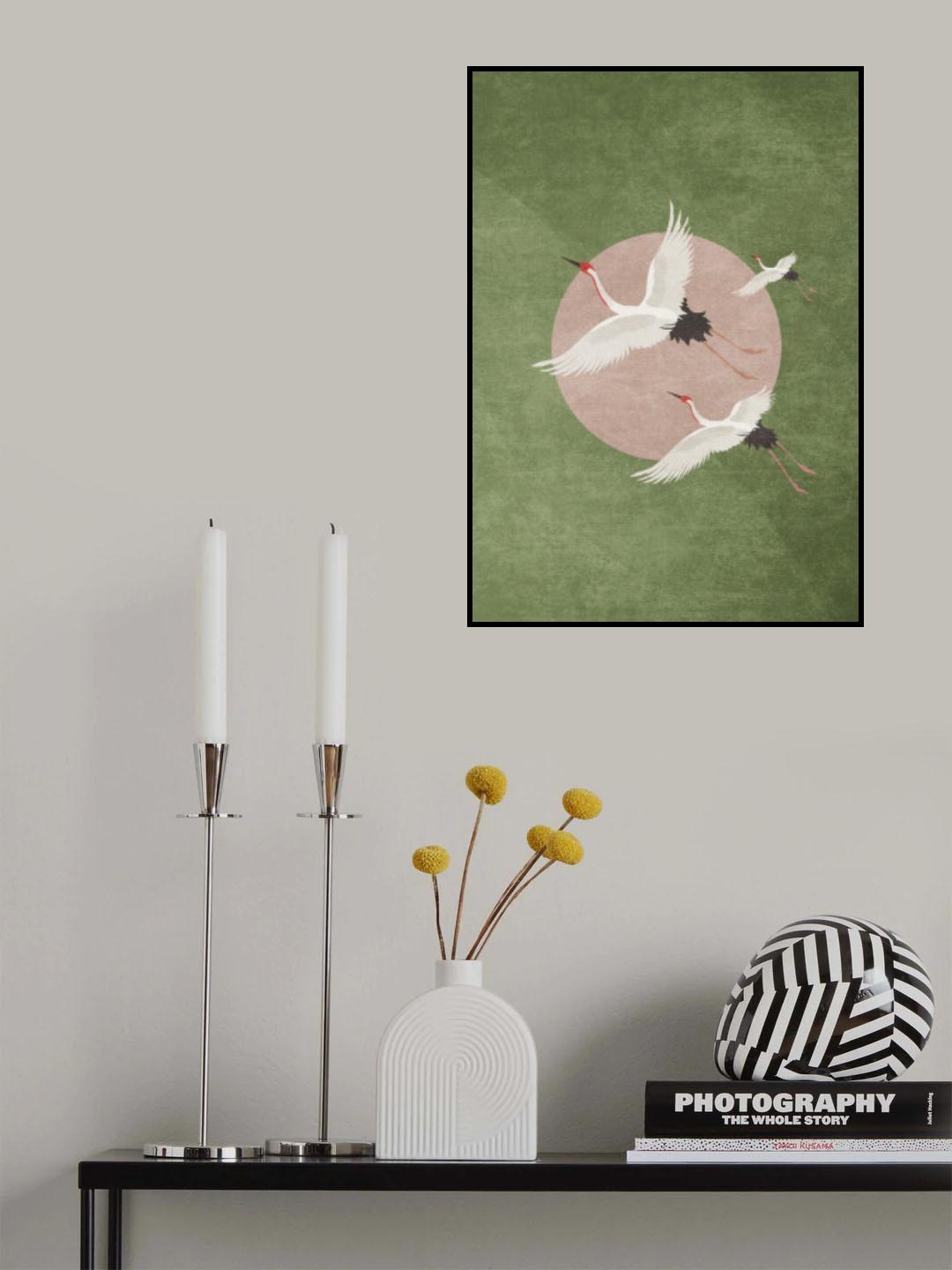 Iso A3 Forest Green Poster och Canvastavla