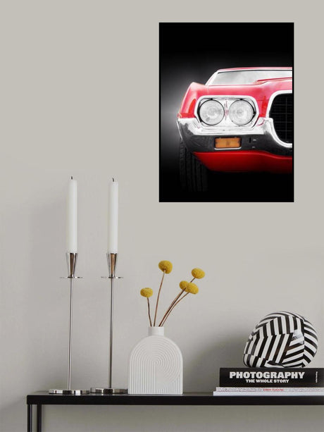 US classic car 1972 Ranchero pickup truck Poster och Canvastavla