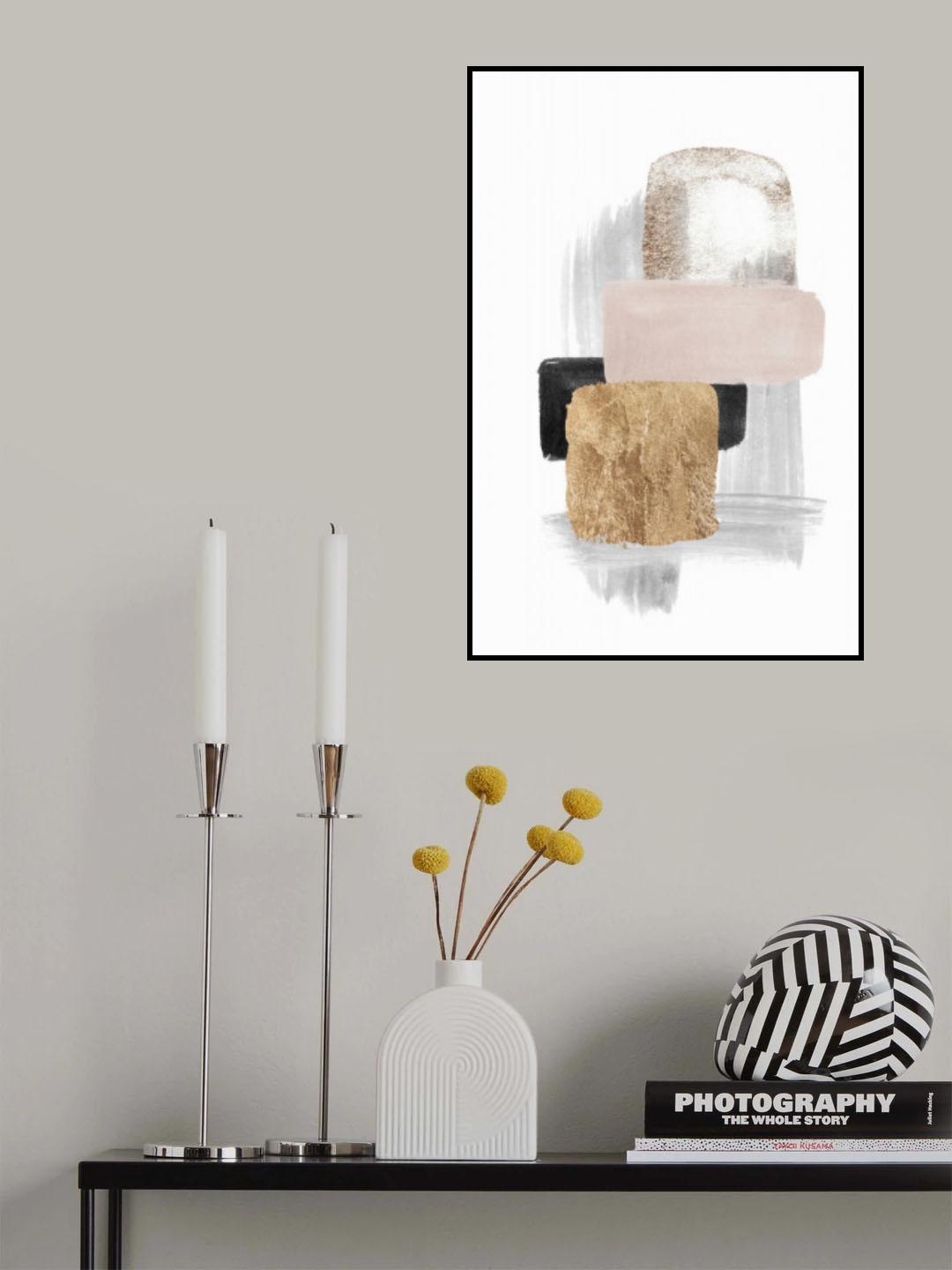 Brush Strokes-5 Poster och Canvastavla