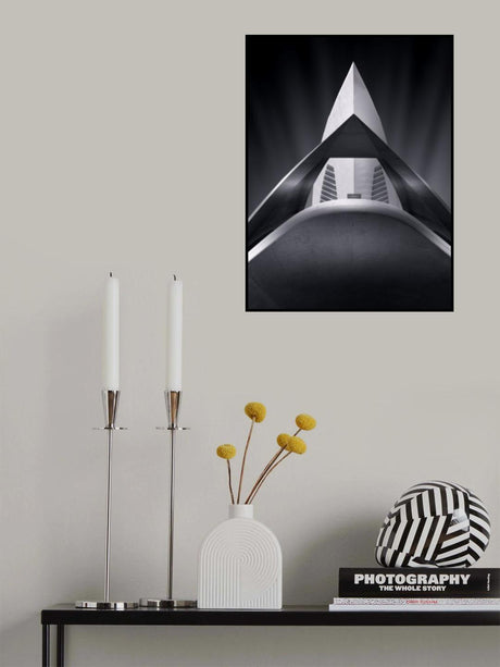 peaks between clouds Poster och Canvastavla