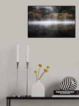 The mystical pond in the autumn 3 Poster och Canvastavla