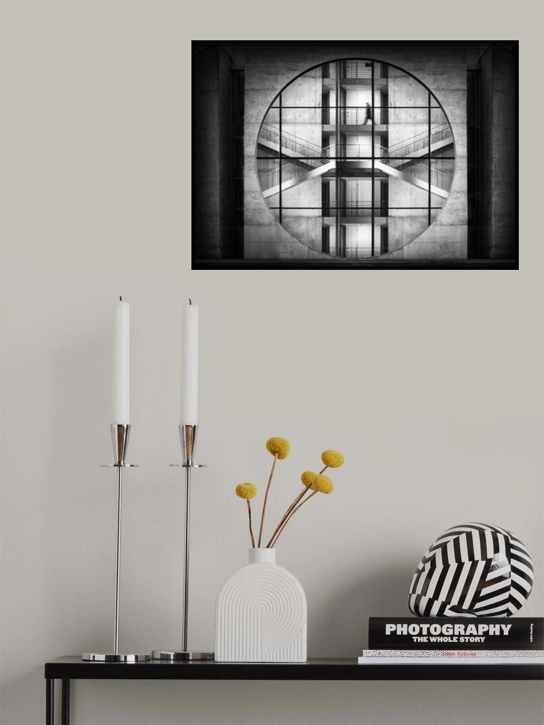 crossing stairs Poster och Canvastavla