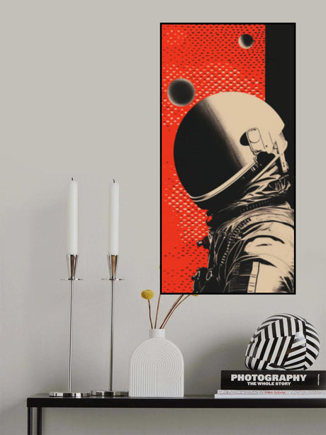 Grungy Astronaut 2 Poster och Canvastavla