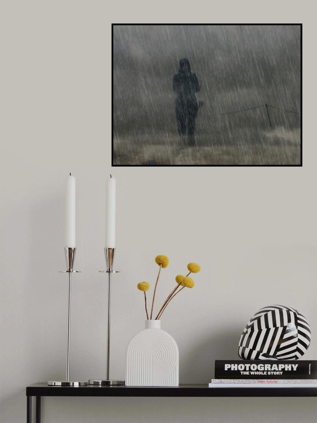 Rain in Iceland Poster och Canvastavla