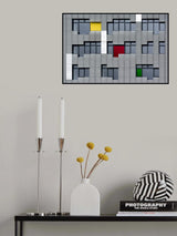 Staggered surfaces Poster och Canvastavla