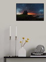 The old church on the coast of White sea Poster och Canvastavla