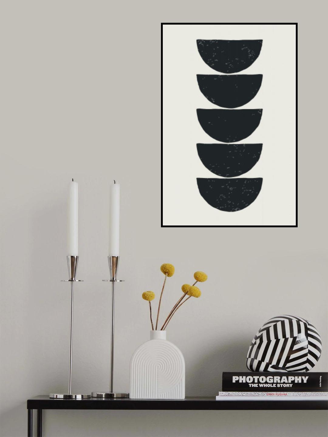 Minimal Circles #3 Poster och Canvastavla