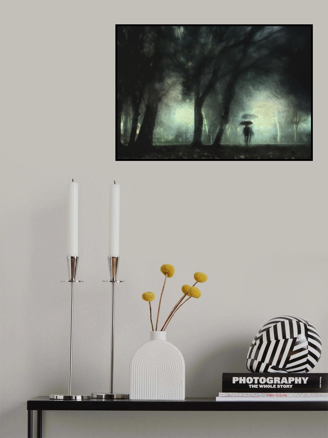 Stormy night Poster och Canvastavla