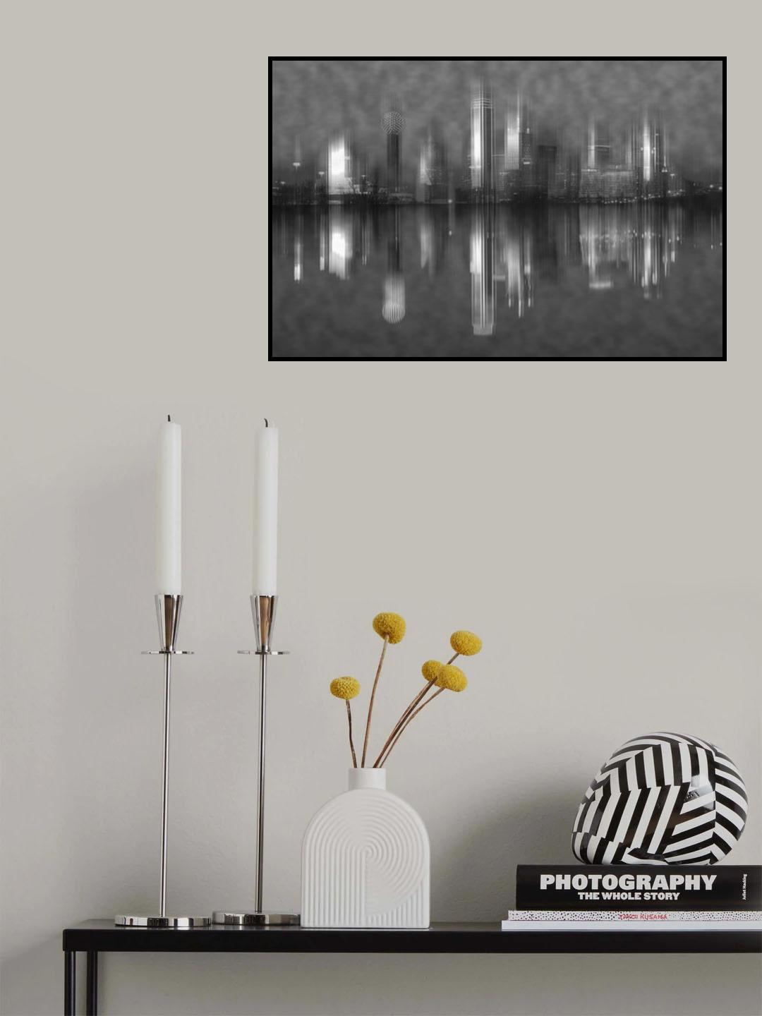 Dallas Reflection Poster och Canvastavla