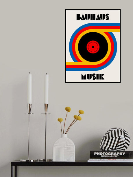 Bauhaus Musik Vinyl Poster och Canvastavla