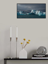Glacier Front Poster och Canvastavla