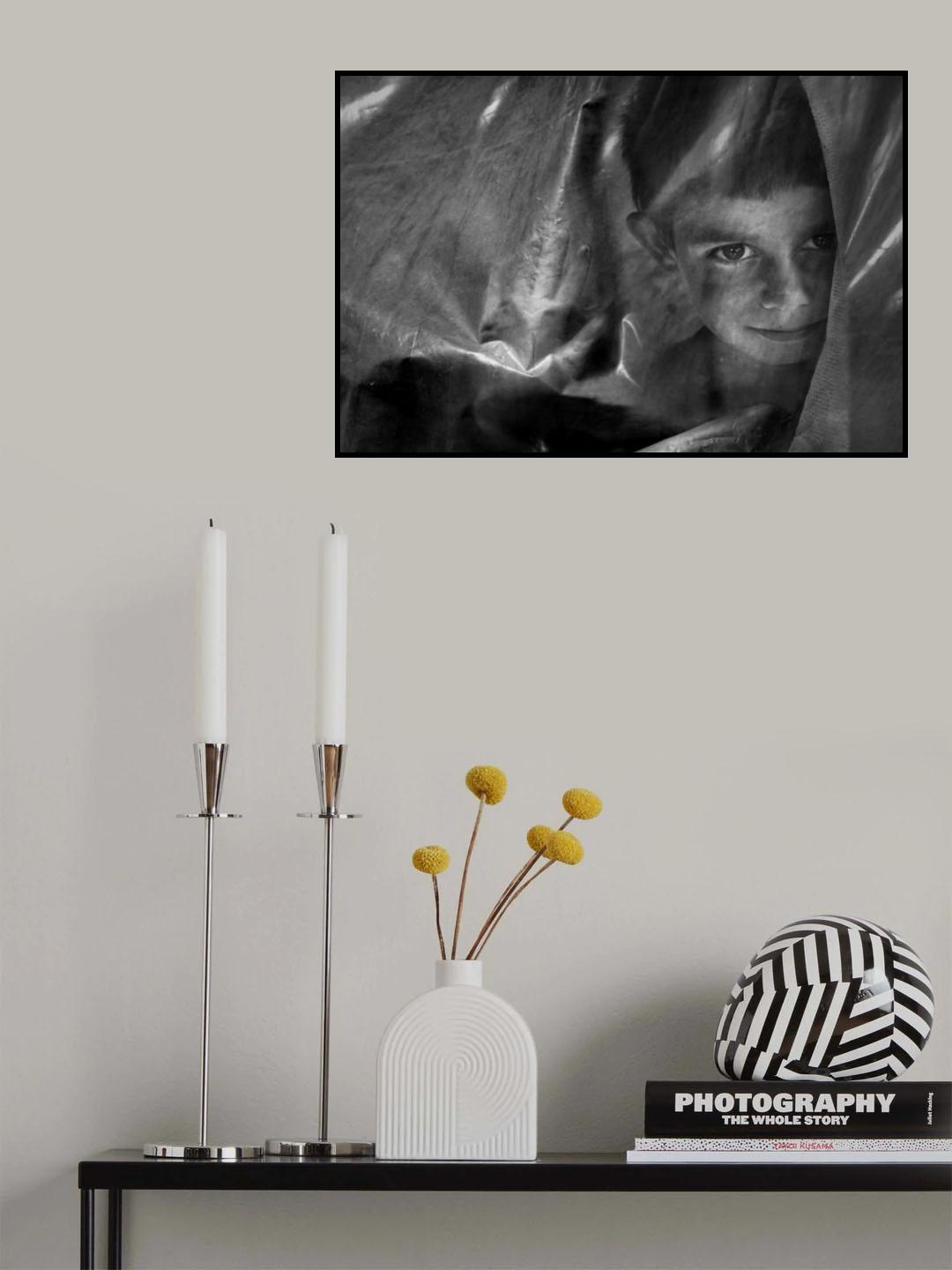 window and child Poster och Canvastavla