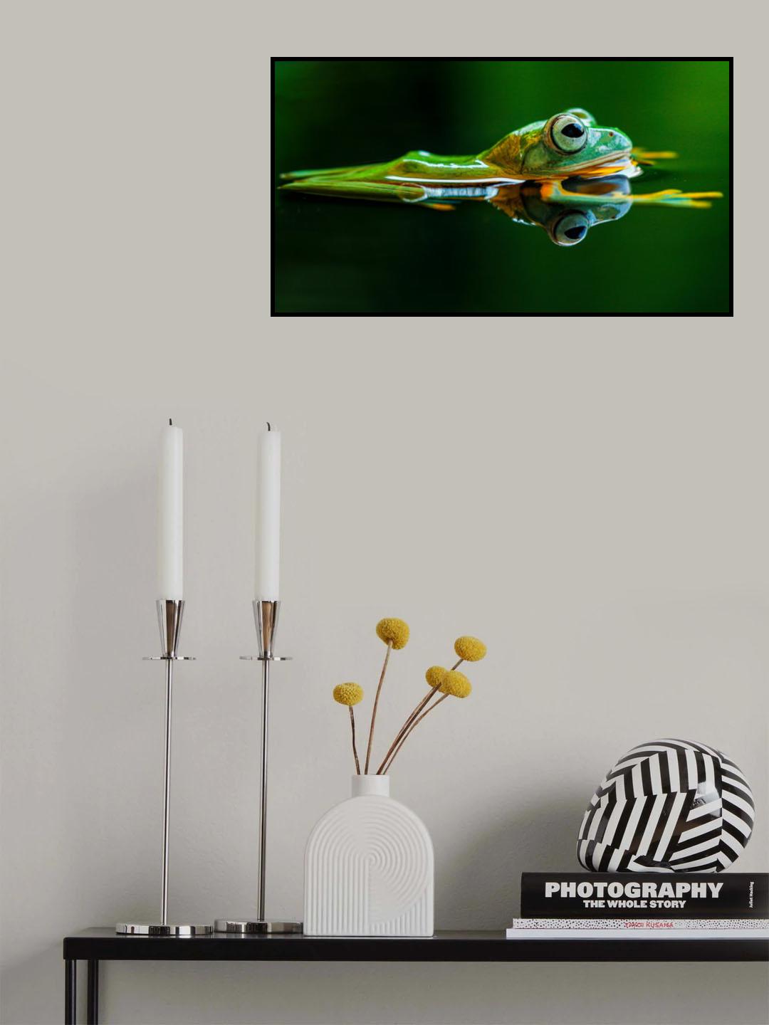 The Flying Frog Poster och Canvastavla