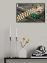 Green Car Poster och Canvastavla