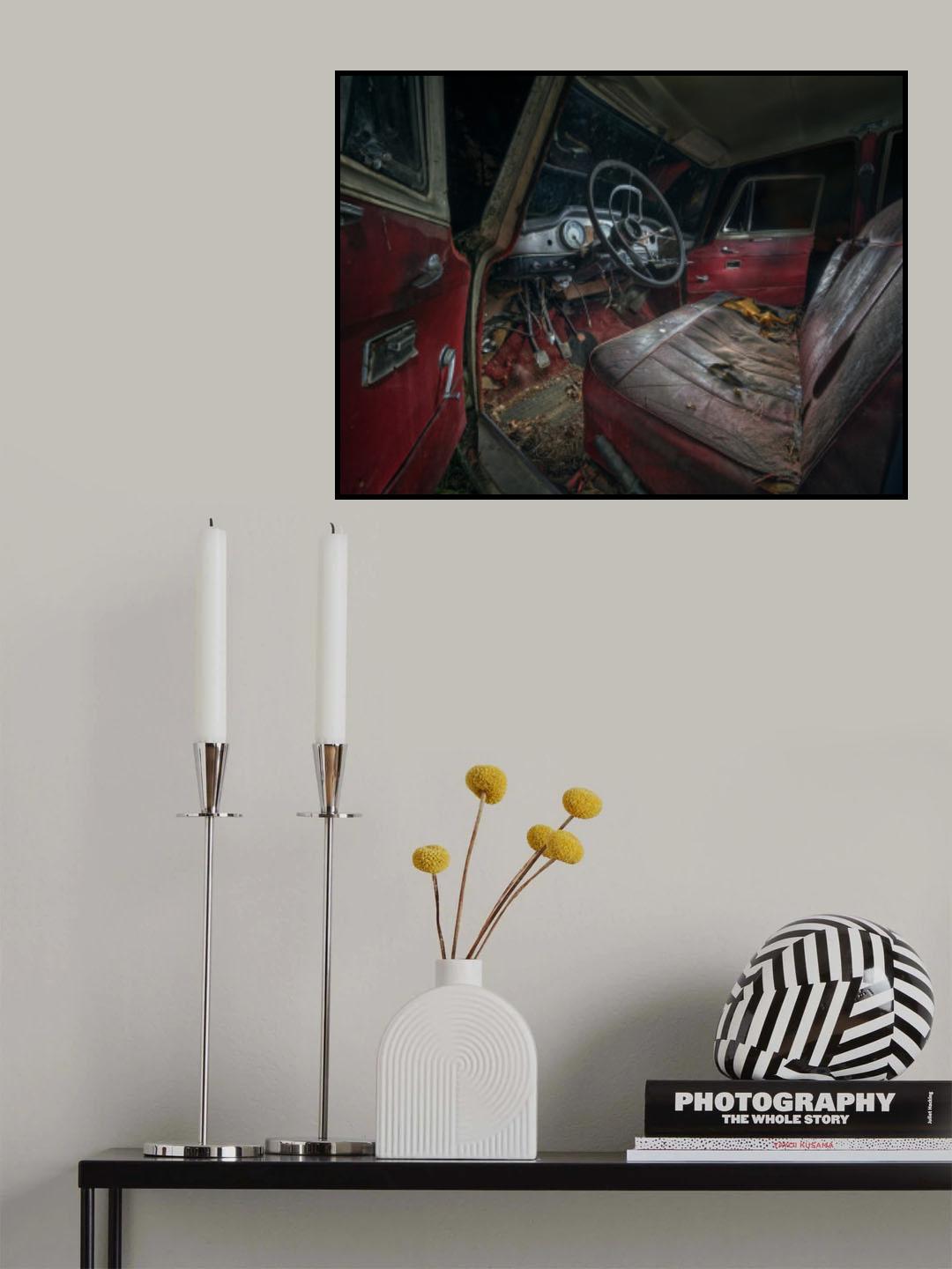Past in red Poster och Canvastavla