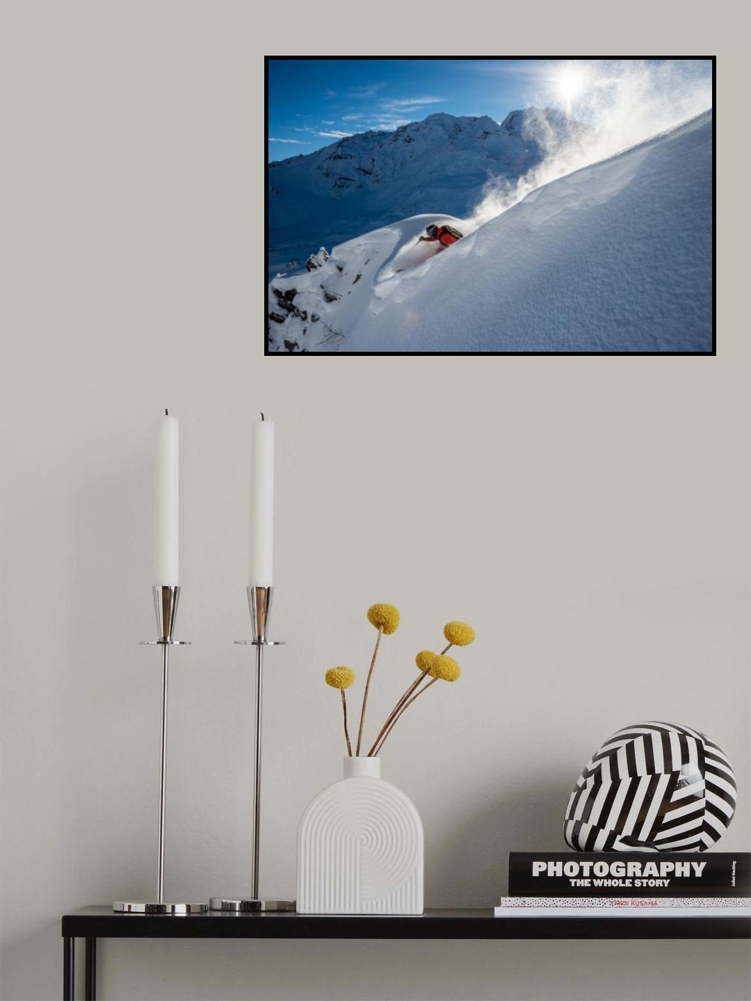 Powder with Adrien Coirier Poster och Canvastavla