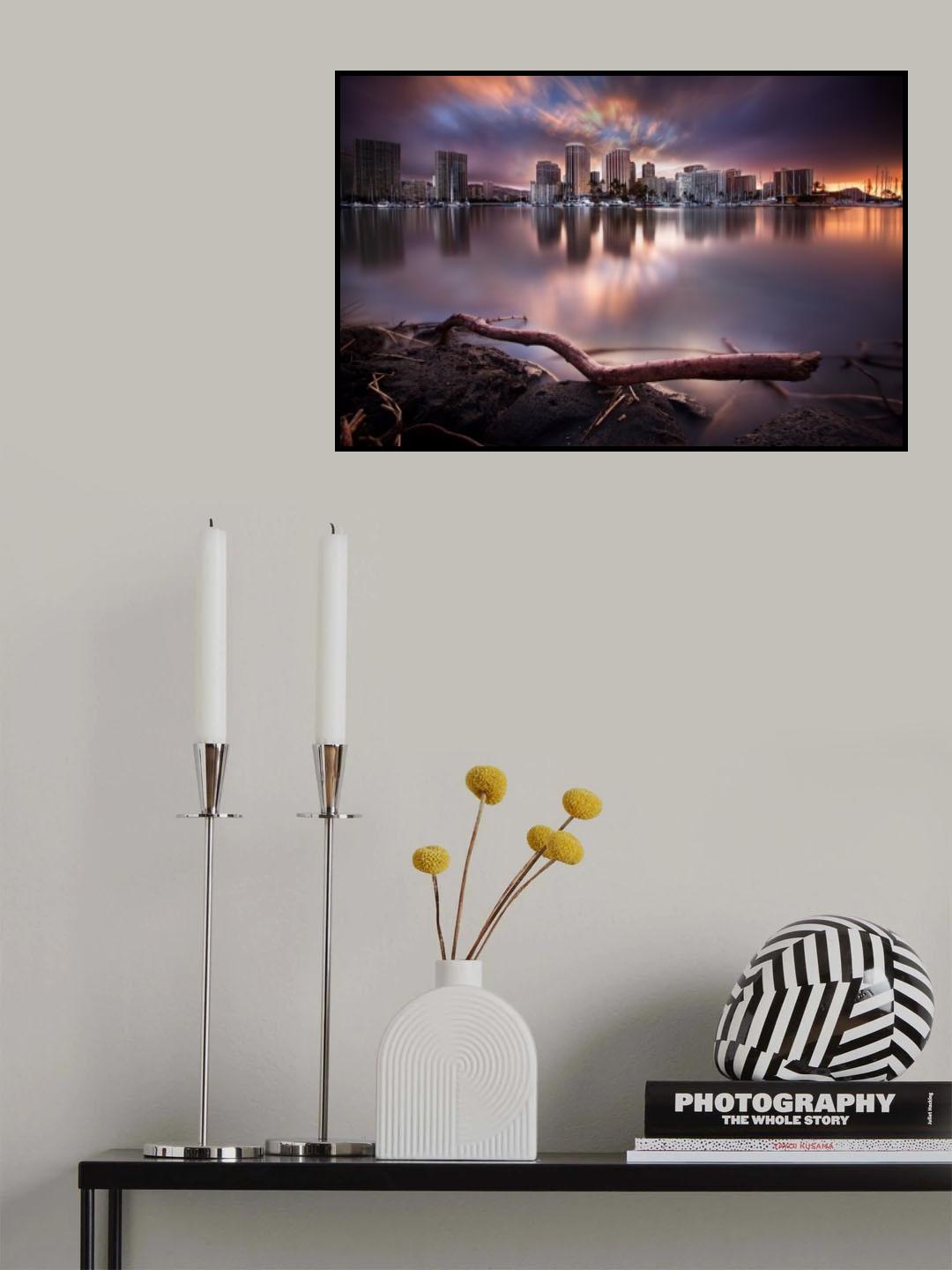 As Morning Exhales Poster och Canvastavla