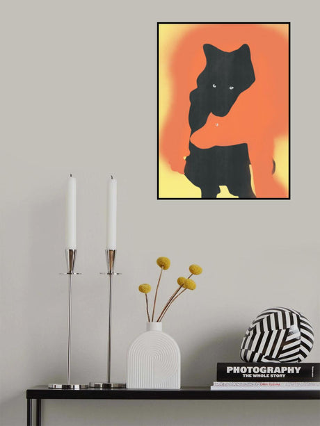 Wolf Love Poster och Canvastavla
