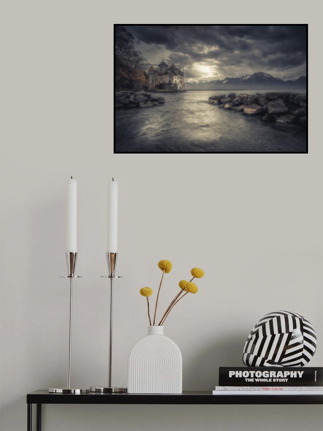 Château de Chillon Poster och Canvastavla