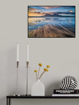 The golden hour at Laig Bay Poster och Canvastavla