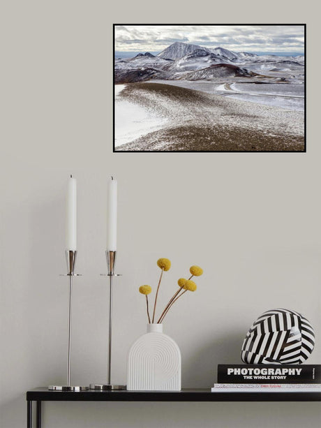 Start of winter in Iceland Poster och Canvastavla