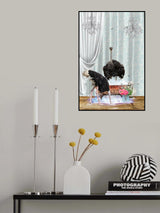 Ostriches &amp; Bubbles Poster och Canvastavla