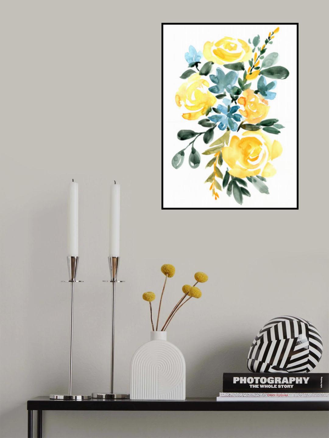 Cora bouquet Poster och Canvastavla