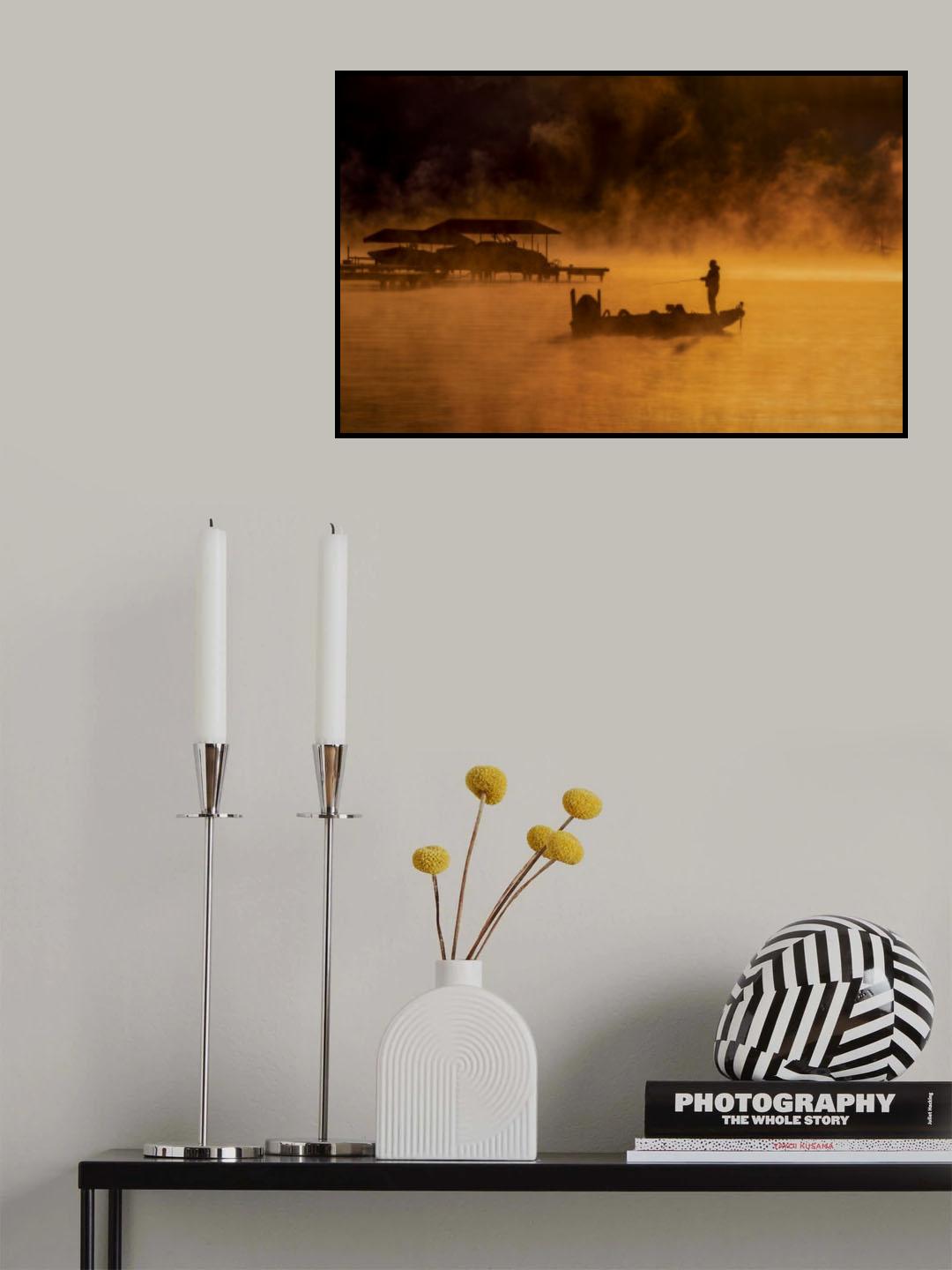 Froggy morning Poster och Canvastavla
