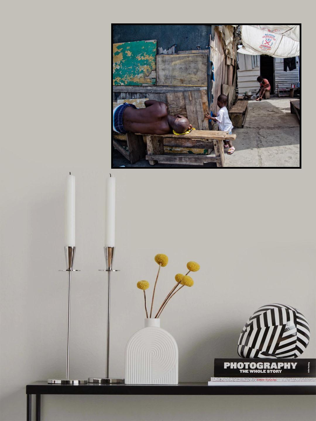 A family scene Poster och Canvastavla
