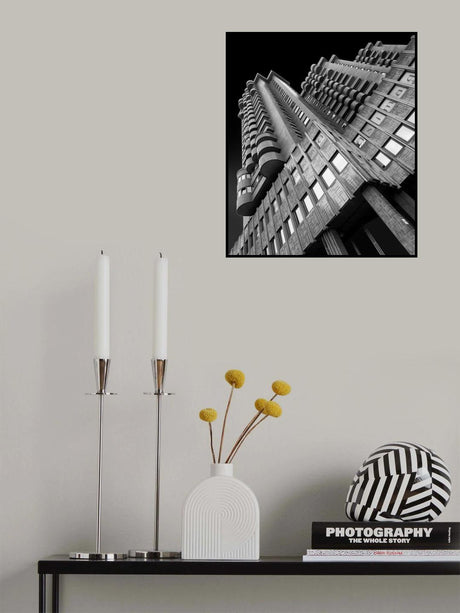 Plaza Building Poster och Canvastavla