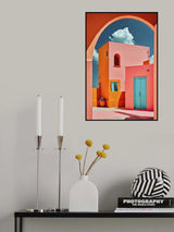 The Pink Village Poster och Canvastavla