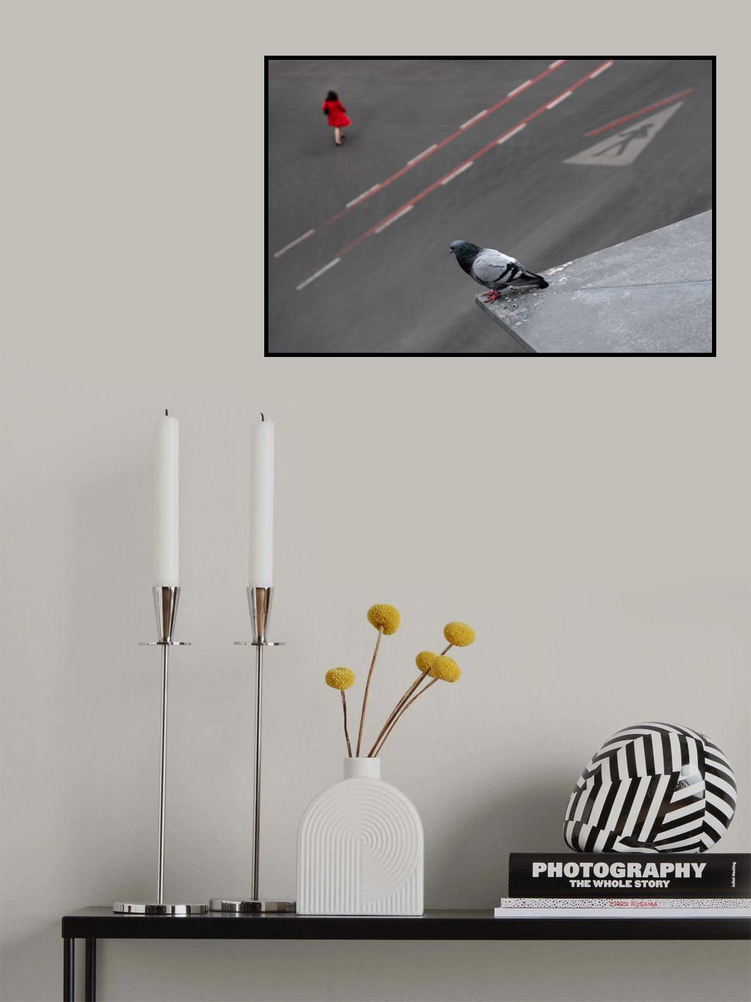 Red Lines Poster och Canvastavla