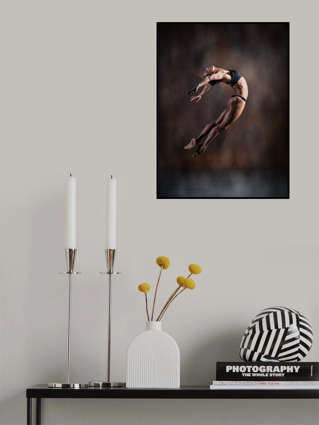 Flying to the Moon Poster och Canvastavla