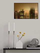 Urban Forest in Mist Poster och Canvastavla