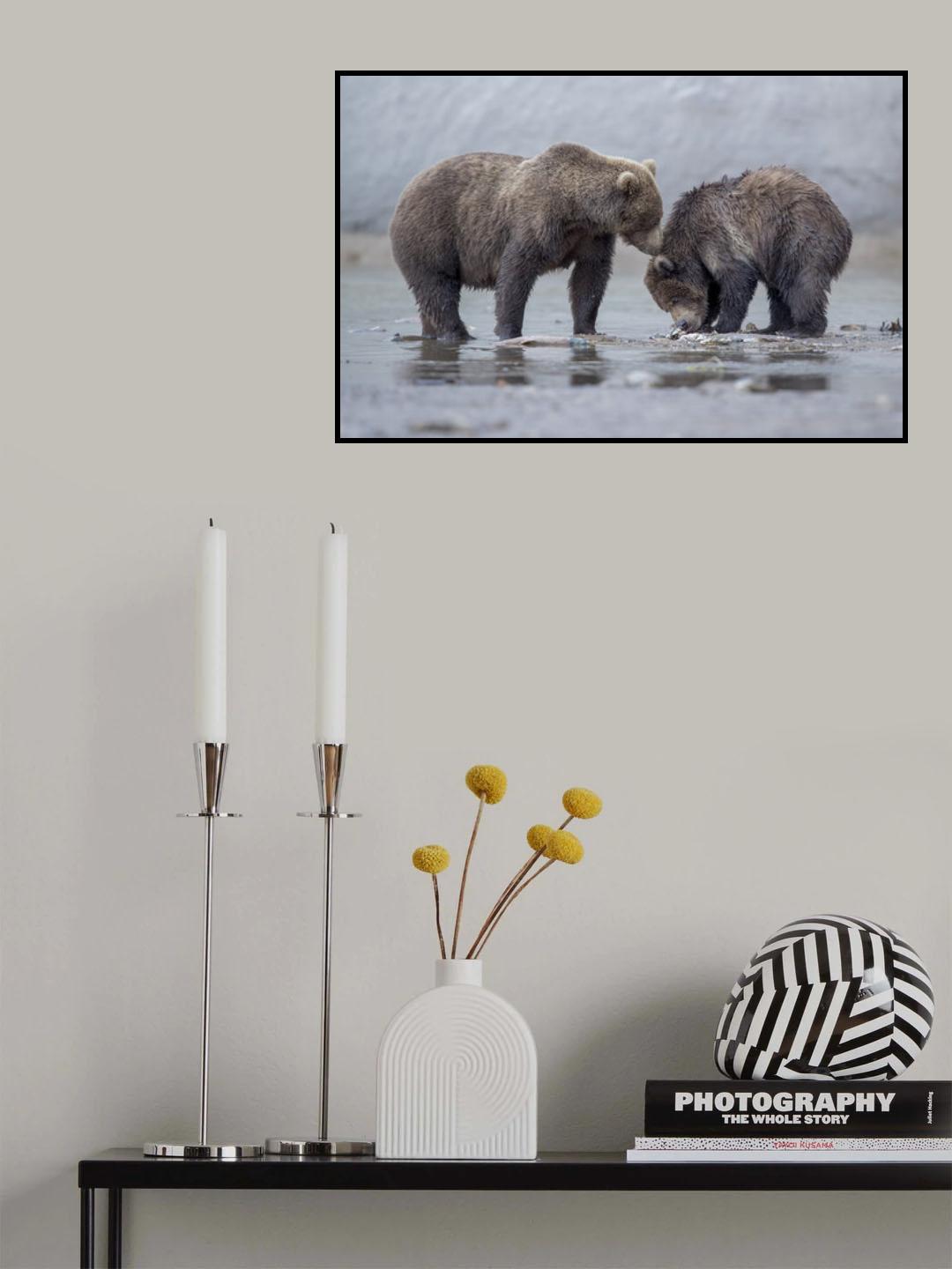 Mother's Kiss Poster och Canvastavla