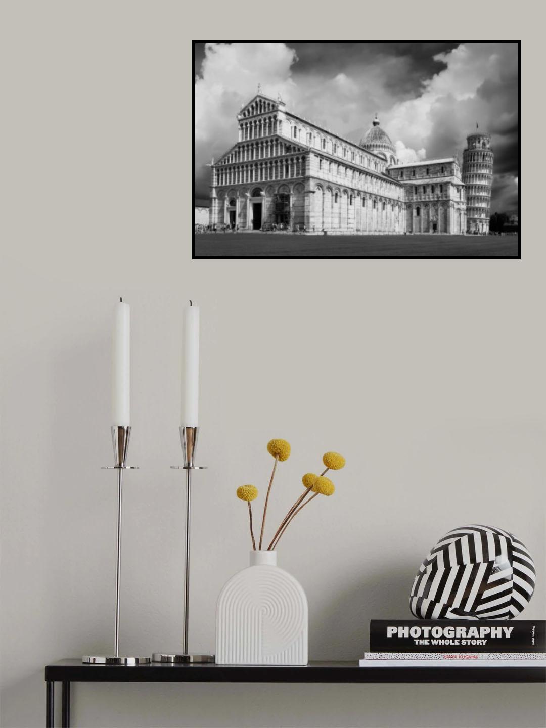 Cattedrale di Pisa Poster och Canvastavla