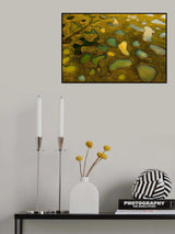 Aerial Abstract of Small Lakes Poster och Canvastavla