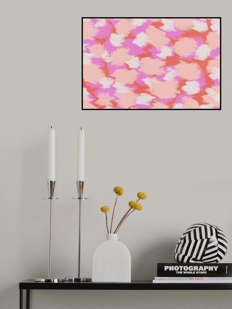 Colorful Thick Stokes PAttern Poster och Canvastavla