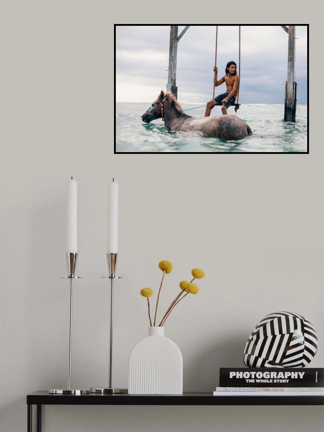 Sea Horses Poster och Canvastavla