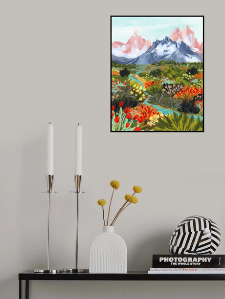 Autumn Mountains Poster och Canvastavla